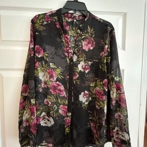 Kut From The Kloth blouse sheer L